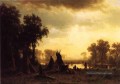 Un campement indien Albert Bierstadt